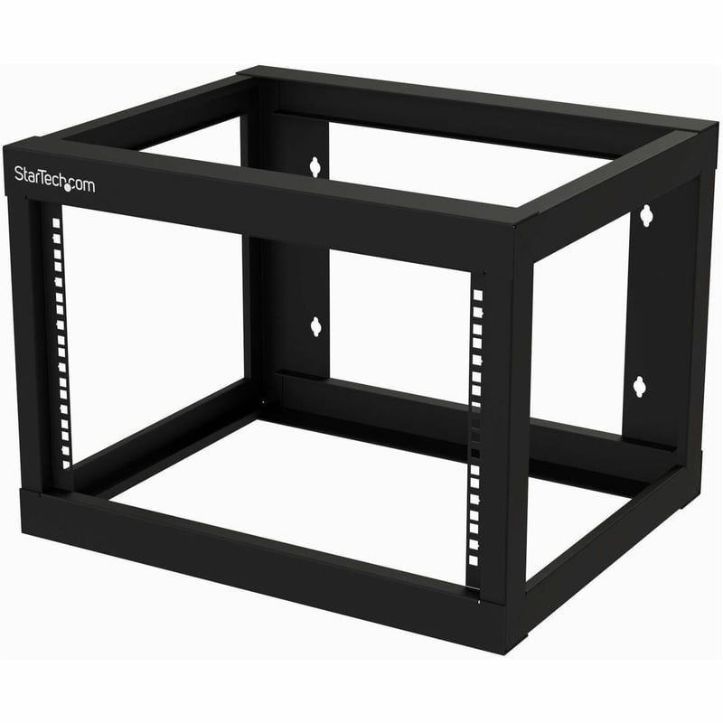 StarTech.com 2-Post 6U Heavy-Duty Wall-Mount Network Rack, 19" Open Frame Server Rack for Computer Equipment, Wall Mount Data Rack - Thumbnail 1