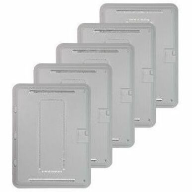 On-Q 20-Inch Plastic Hinged Door with Trim Ring for Media Enclosure - 5 Pack - Thumbnail 2