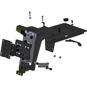 Havis Vehicle Mount for Vehicle Console - Black Powder Coat - Thumbnail 1