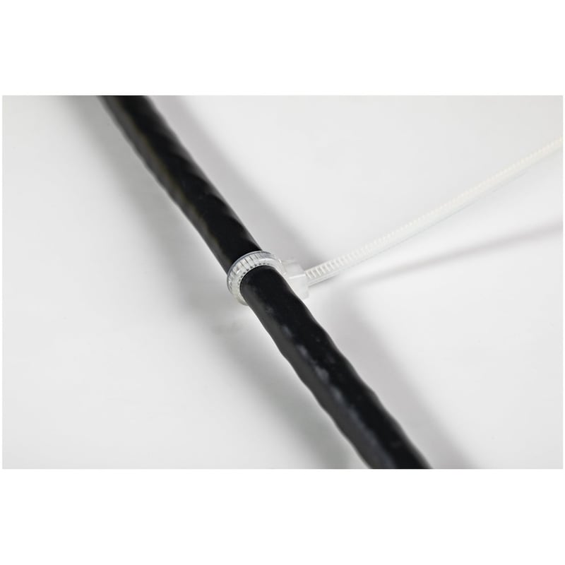 StarTech.com 4"(10cm) Cable Ties, 7/8"(22mm) Dia, 18lb(8kg) Tensile Strength, Nylon Self Locking Zip Ties, UL Listed, 1000 Pack, White - Thumbnail 5