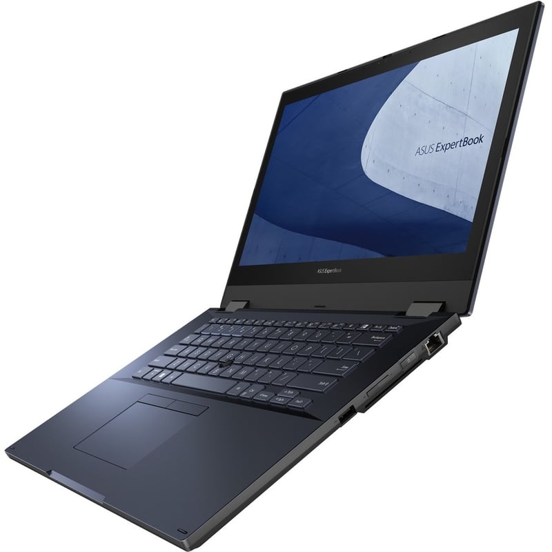 Asus ExpertBook B2 Flip B2402F B2402FVA-XS74T 14" Touchscreen Convertible 2 in 1 Notebook - Full HD - 1920 x 1080 - Intel Core i7 13th Gen i7-1360P Dodeca-core (12 Core) 2.20 GHz - 16 GB Total RAM - 512 GB SSD - Star Black