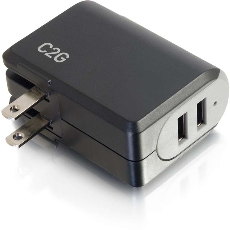 C2G 2-Port USB Wall Charger - AC Power Adapter - Thumbnail 5