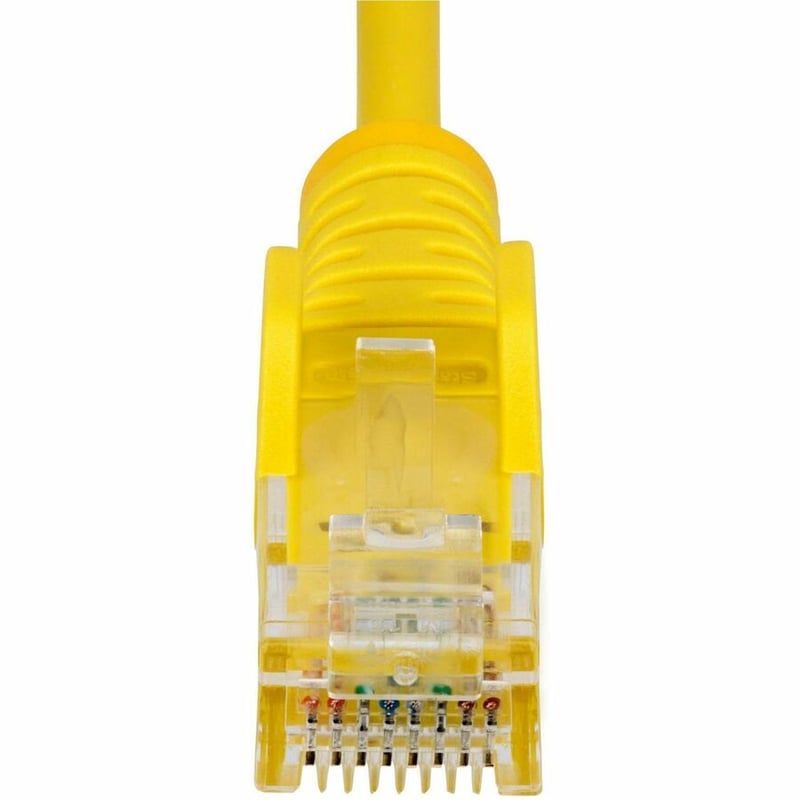 SLIM CAT6 CABLE YELLOW LSZH SLIM SNAGLESS RJ45 UTP PATCH CABLE - Thumbnail 4