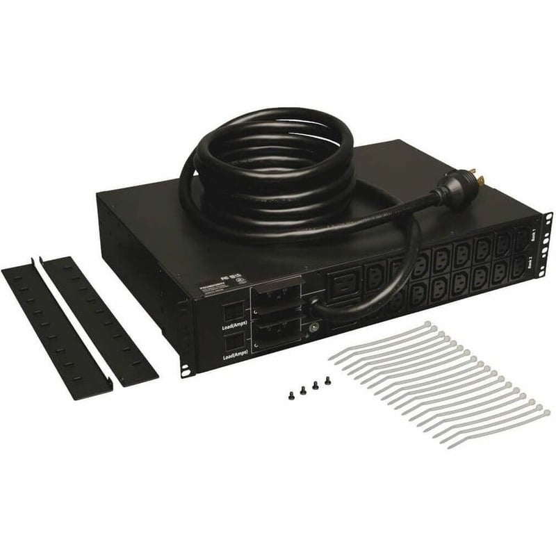 Tripp Lite by Eaton PDU 5.5kW Single-Phase Local Metered PDU - 16 C13 & 2 C19 Outlets (208/230V) L6-30P Input 1.8 m Cord 2U TAA - Thumbnail 4