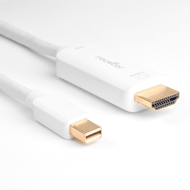 Rocstor Premium Mini DisplayPort to HDMI Cable M/M - 60Hz - Thumbnail 4