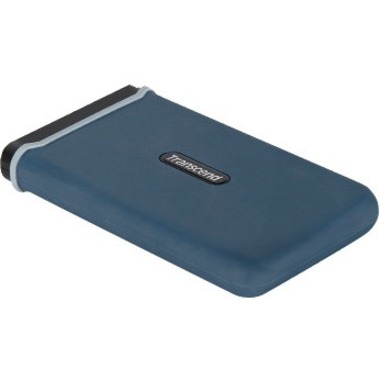 Transcend ESD370C 1 TB Portable Rugged Solid State Drive - External - Navy Blue - Thumbnail 4