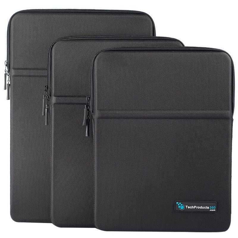 TechProducts360 Carrying Case (Sleeve) for 13" Notebook - Black - Thumbnail 2