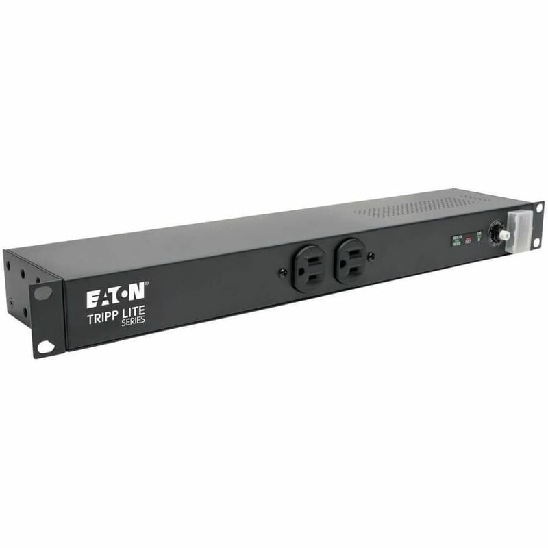 Tripp Lite by Eaton Isobar 12-Outlet Network Server Surge Protector 15 ft. (4.57 m) Cord with L5-20P Plug 3840 Joules Diagnostic LEDs 1U Rackmount - Thumbnail 1