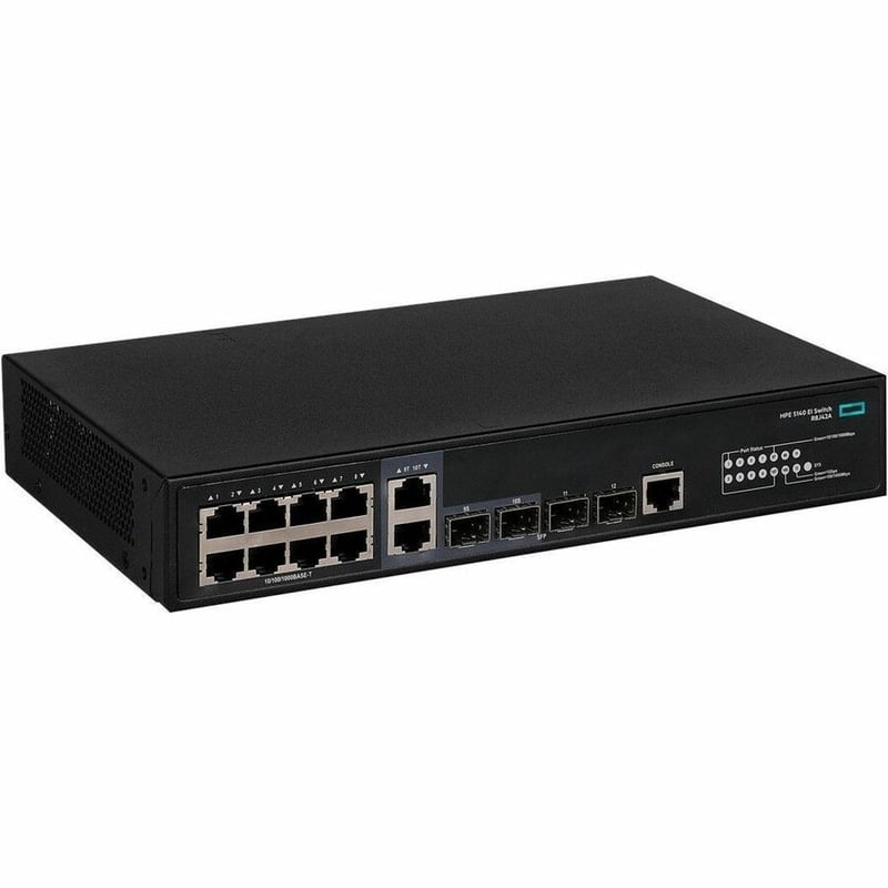 HPE FlexNetwork 5140 8G 2SFP 2GT Combo EI Switch - Thumbnail 2