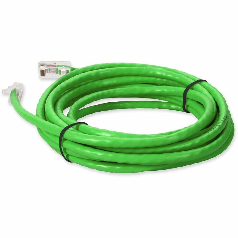 AddOn 5ft Lime CAT 6 PVC Ethernet Cable Non-Booted RJ-45 M/M - Thumbnail 3