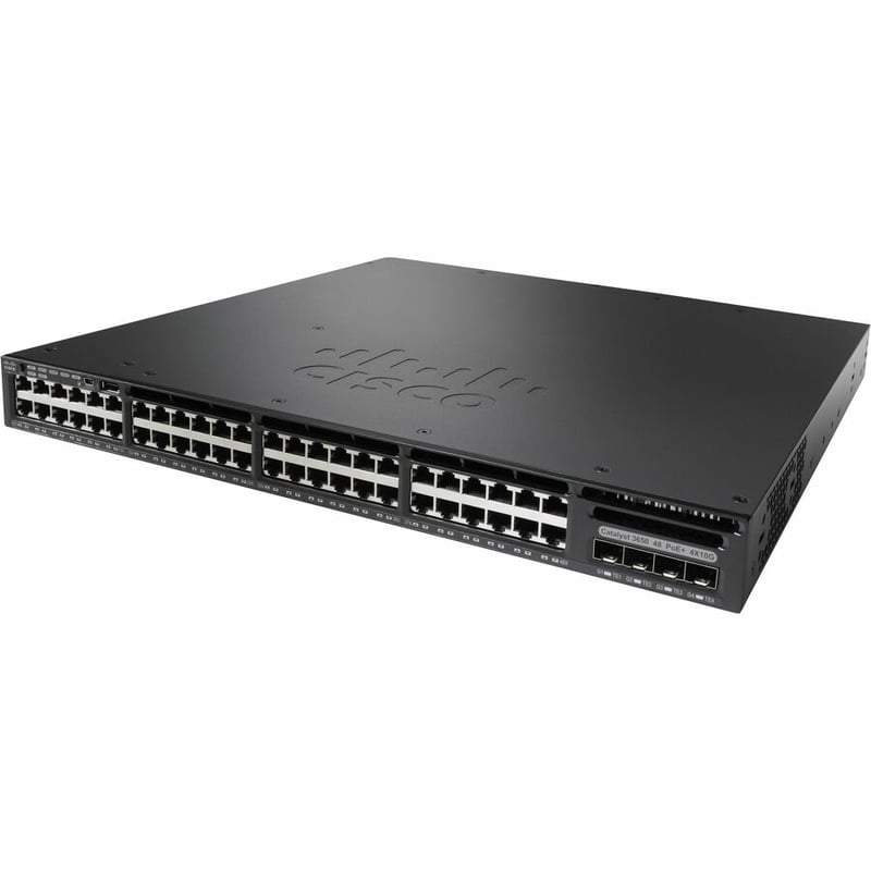 Cisco Catalyst 3650-48P Layer 3 Switch - Thumbnail 3