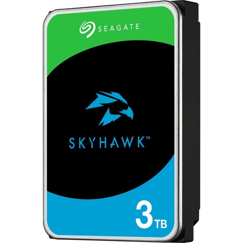 Seagate SkyHawk ST3000VX015 3 TB Hard Drive - 3.5" Internal - SATA (SATA/600) - Conventional Magnetic Recording (CMR) Method - Thumbnail 2