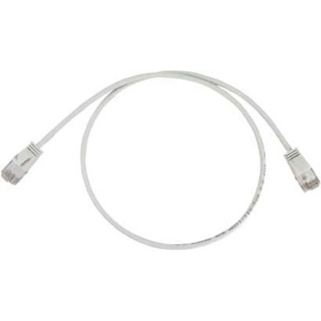 Eaton Tripp Lite Series Cat6a 10G Snagless Molded Slim UTP Ethernet Cable (RJ45 M/M), PoE, White, 6 in. (15 cm) - Thumbnail 4