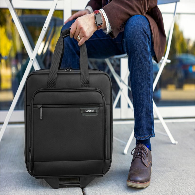 Samsonite Classic Business 2.0 Travel/Luggage Case (Briefcase) for 15.6" Travel, Notebook, Document, Accessories - Black - Thumbnail 1