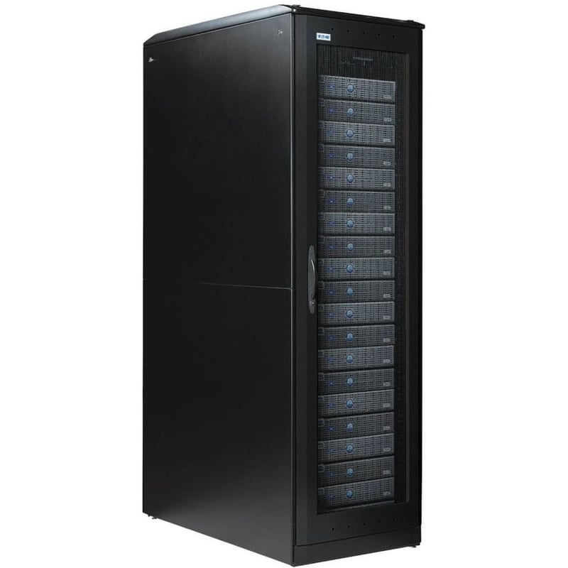Eaton Paramount 44U Server Rack Enclosure - 42 in. Depth, Doors Included, No Side Panels, TAA - Thumbnail 1