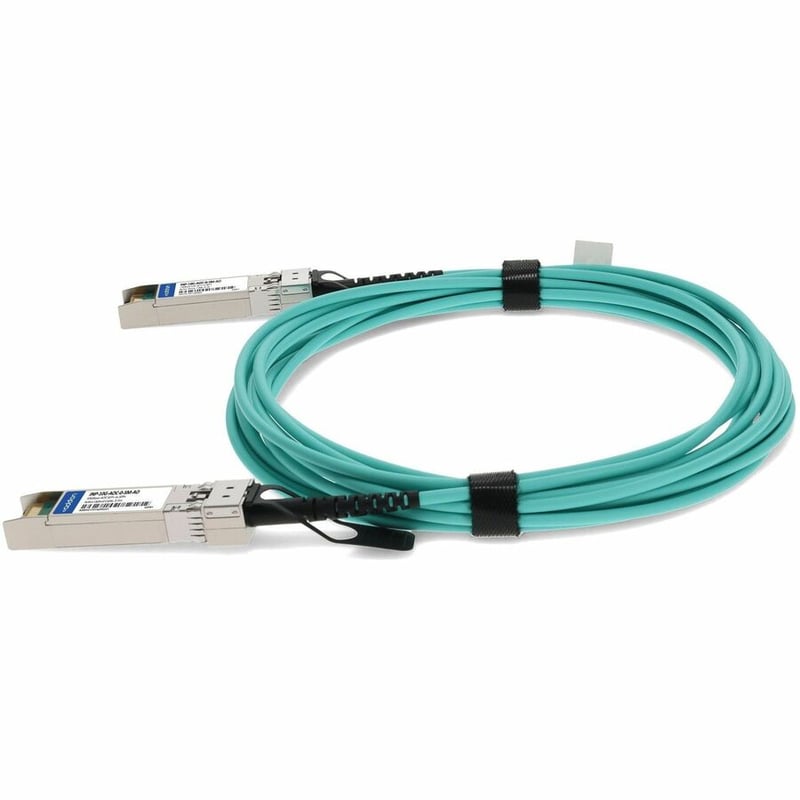 AddOn Juniper Networks® Compatible TAA Compliant 10GBase-AOC SFP+ to SFP+ Active Optical Cable (850nm, MMF, 50cm) - Thumbnail 2