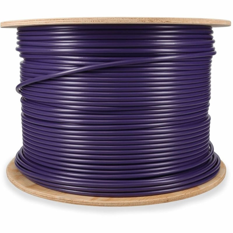 AddOn 1000ft Non-Terminated Purple CAT 6 Shielded Plenum-Rated Bulk Cable - Thumbnail 4