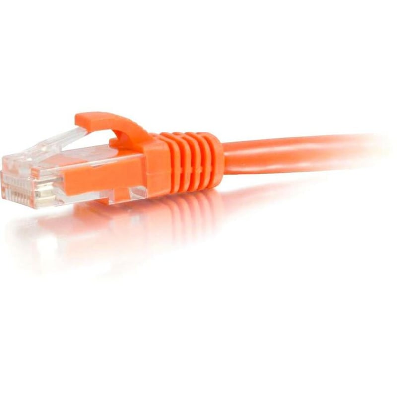 C2G 3ft Cat6 Ethernet Cable - Snagless Unshielded (UTP) - Orange - Thumbnail 1