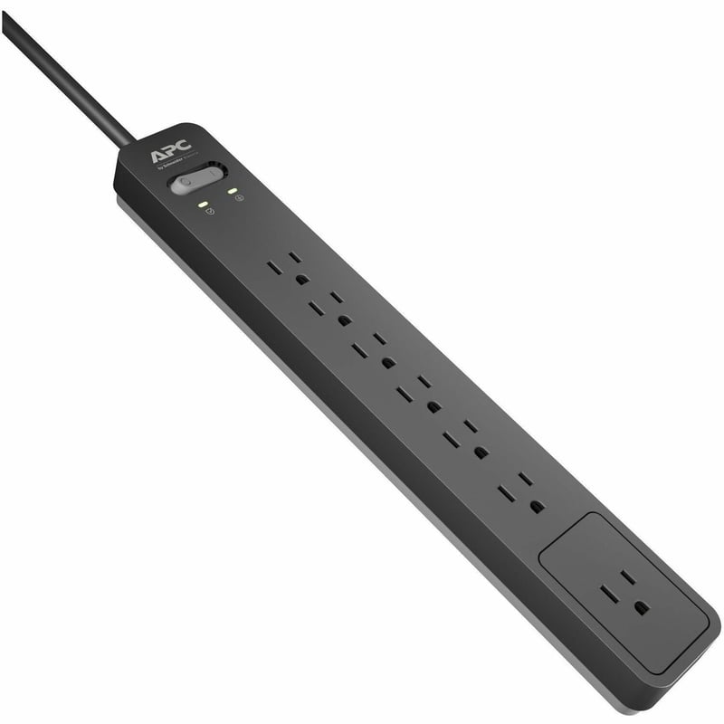 APC by Schneider Electric Essential SurgeArrest PE76, 7 Outlets, 6 Foot Cord, 120V - Thumbnail 1