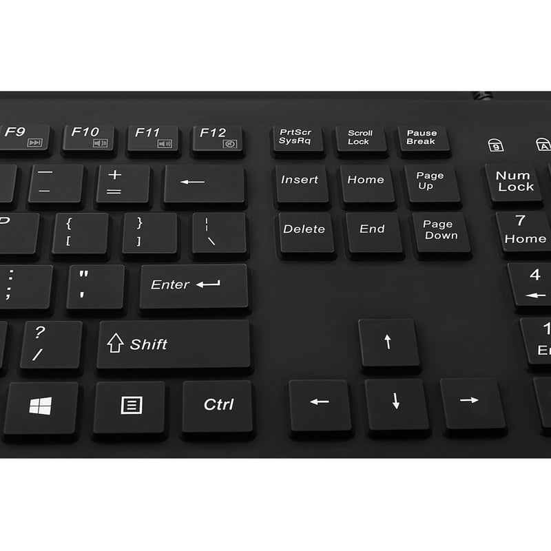 Adesso Antimicrobial Waterproof Desktop Keyboard - Thumbnail 4