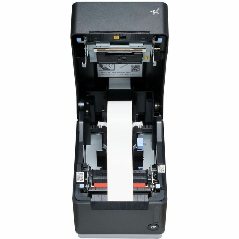 Star Micronics mC-Label3 MCL32CBI Direct Thermal Printer - Monochrome - Desktop - Label Print - Ethernet - USB - Bluetooth - Black - 3.15" Print Width - 203 dpi - For PC, Android, iOS - Thumbnail 5