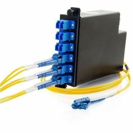 C2G 7m LC-LC 9/125 Duplex Single Mode OS2 Fiber Cable - Yellow - 23ft - Thumbnail 5