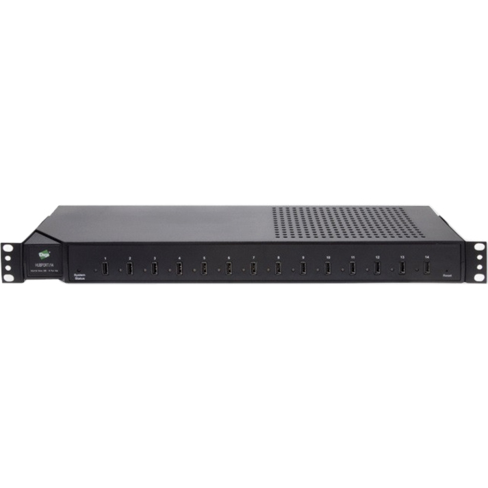 Digi HUBPORT/14 19" 14-port USB Hub - Thumbnail 3