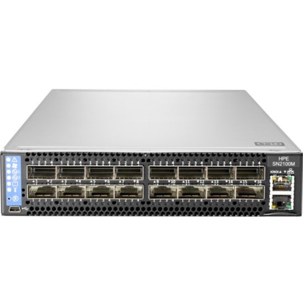 HPE StoreFabric SN2010M 25GbE 18SFP28 4QSFP28 Switch - Thumbnail 3