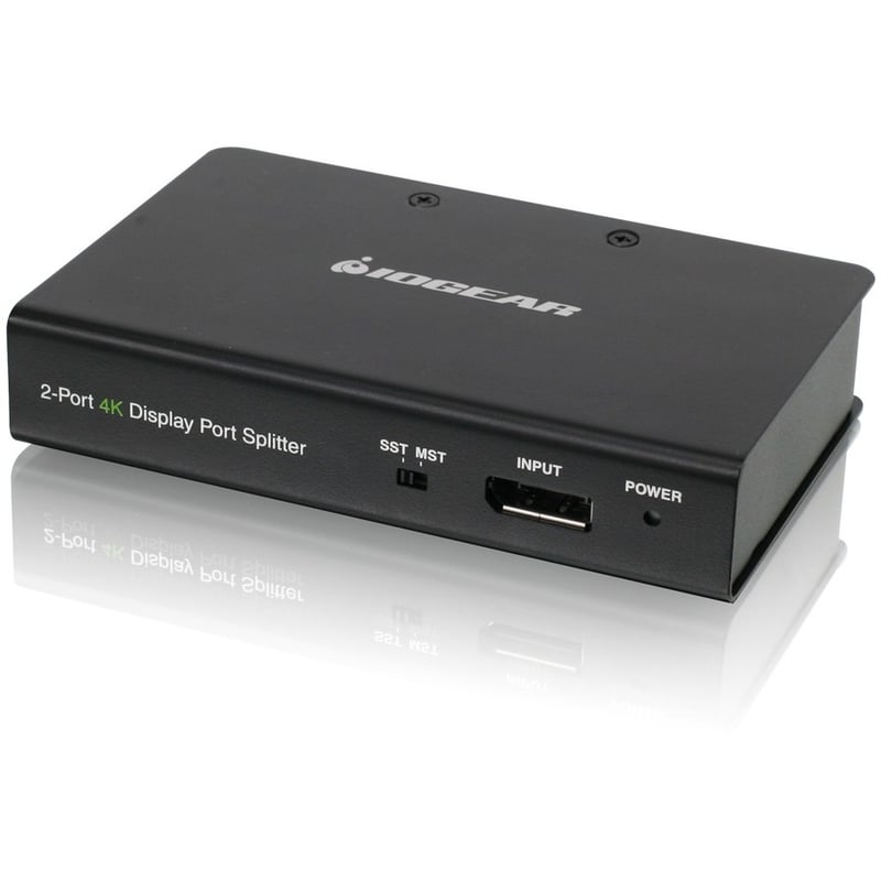 IOGEAR 2-Port DisplayPort 1.2 Cinema 4K Splitter & Multi-Monitor MST Hub w/Cables Kit - Thumbnail 2