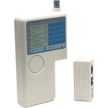 INTELLINET 4-IN-1 CABLE TESTER RJ-11, RJ-45, USB AND BNC - Thumbnail 4