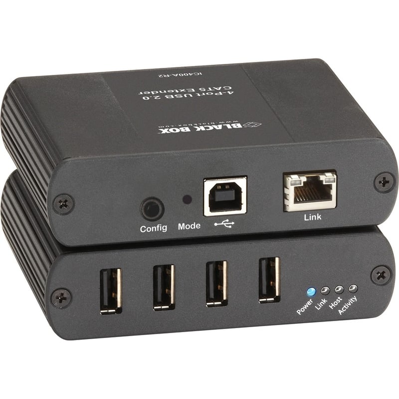Black Box USB 2.0 Extender 4 Port CATx - Thumbnail 2