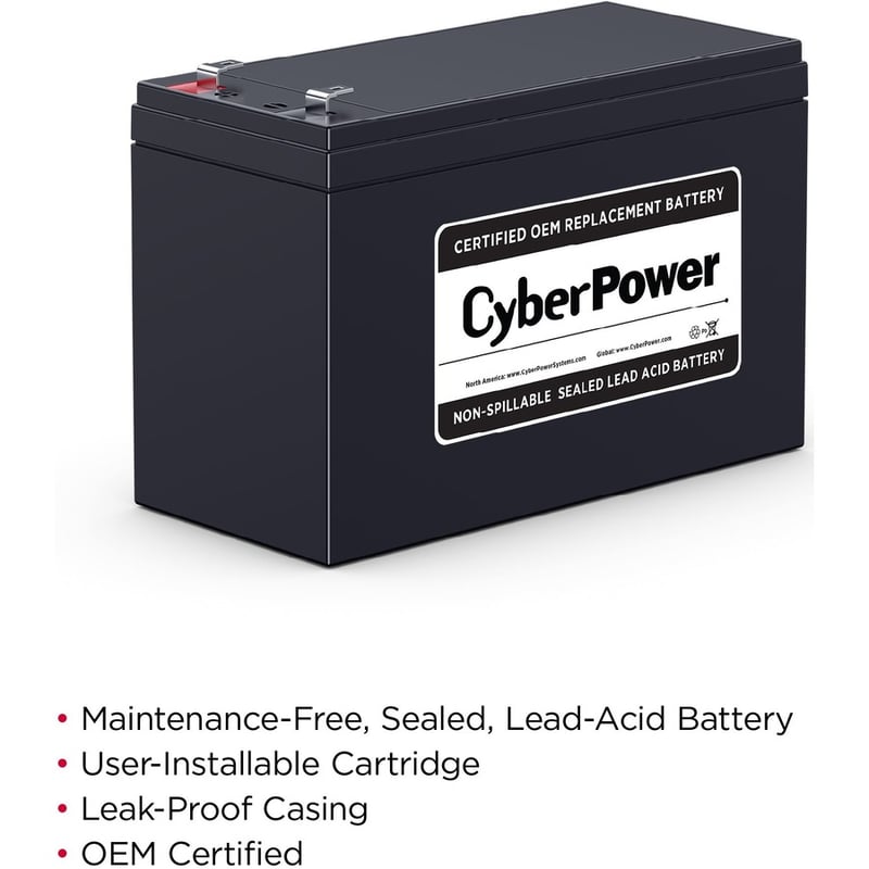 CyberPower RB1290 Replacement Battery Cartridge - Thumbnail 4