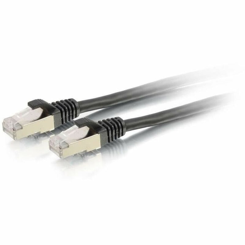 C2G 7ft Cat6 Snagless Shielded (STP) Ethernet Cable - Cat6 Network Patch Cable - PoE - Black - Thumbnail 5