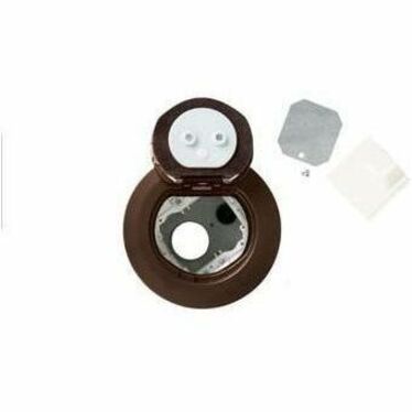 Wiremold 4AT Evolution Poke-Thru Device-Unwired- Bronze - Thumbnail 4