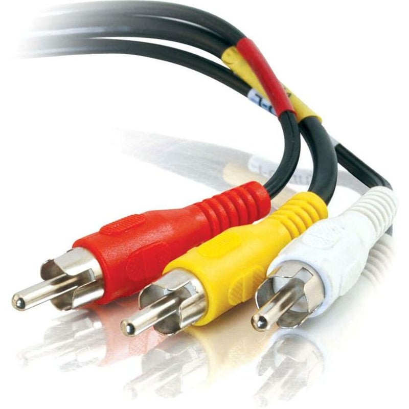 C2G 6ft Value Series Composite Video + Stereo Audio Cable - Thumbnail 1