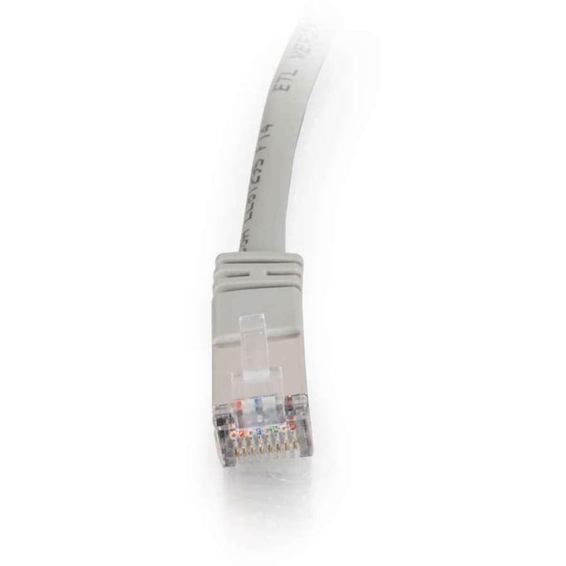 14FT CAT5E MOLDED STP CABLE-GRY - Thumbnail 3