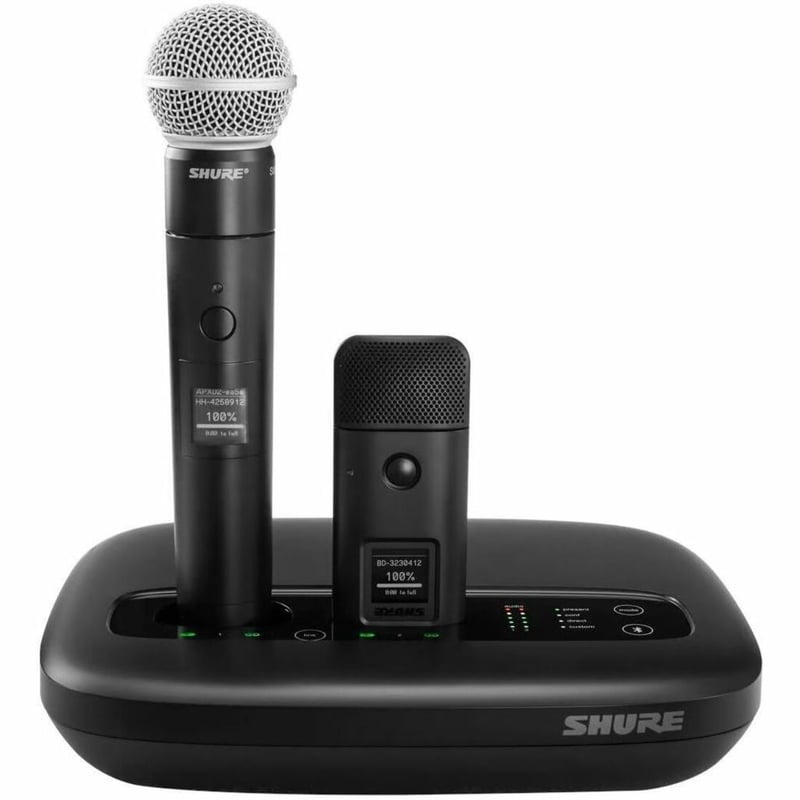 BOUNDARY TRANSMITTER WITH CARDIOID MIC CARTRIDGE, B/W MATRIX LC-DISPLAY USB-C CH