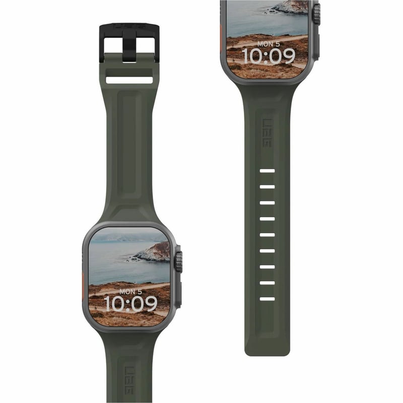 Apple Scout Silicone Strap for Apple Watch / Scout Silicone Strap for Apple Watch Ultra 3, Ultra 2, & Ultra - Foliage Green - Thumbnail 1