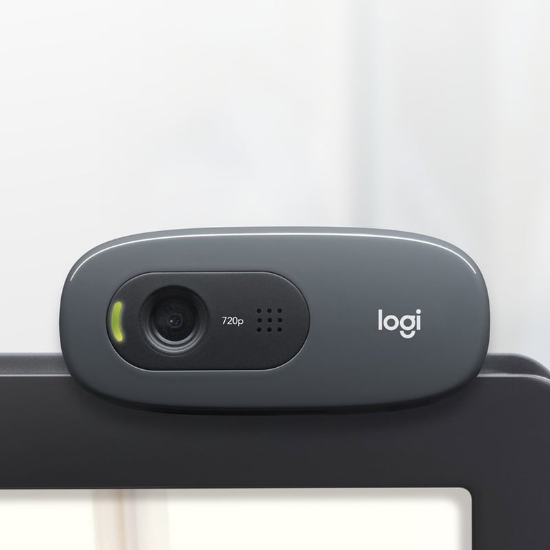 Logitech C270 Webcam - 30 fps - Black - USB 2.0 - 1 Pack(s) - Thumbnail 2