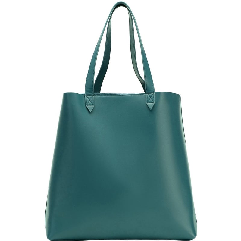 MADE EASY LEATHER TOTE GREEN - Thumbnail 1