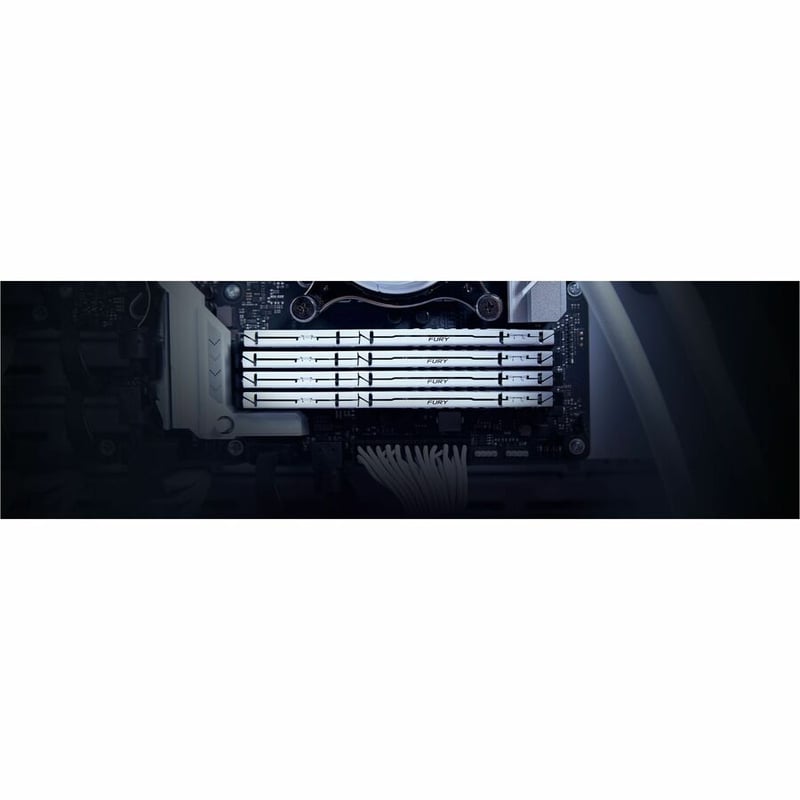 32GB 6400MT/S DDR5 CL32 DIMM FURY BEAST WHITE EXPO - Thumbnail 5