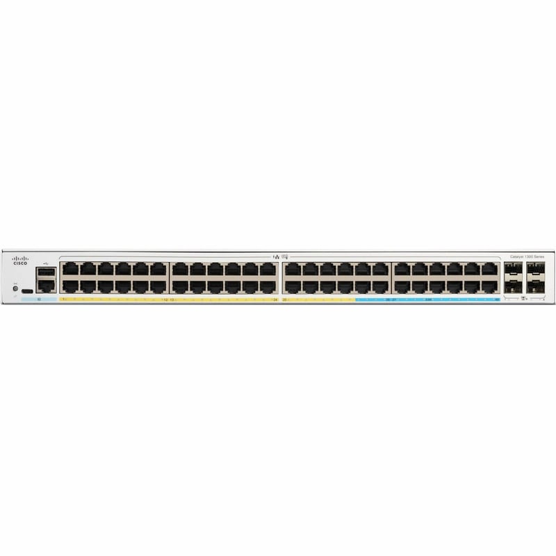 CATALYST 1300 48-PORT GE, POE, 4X10G SFP+ REMANUFACTURED - Thumbnail 1