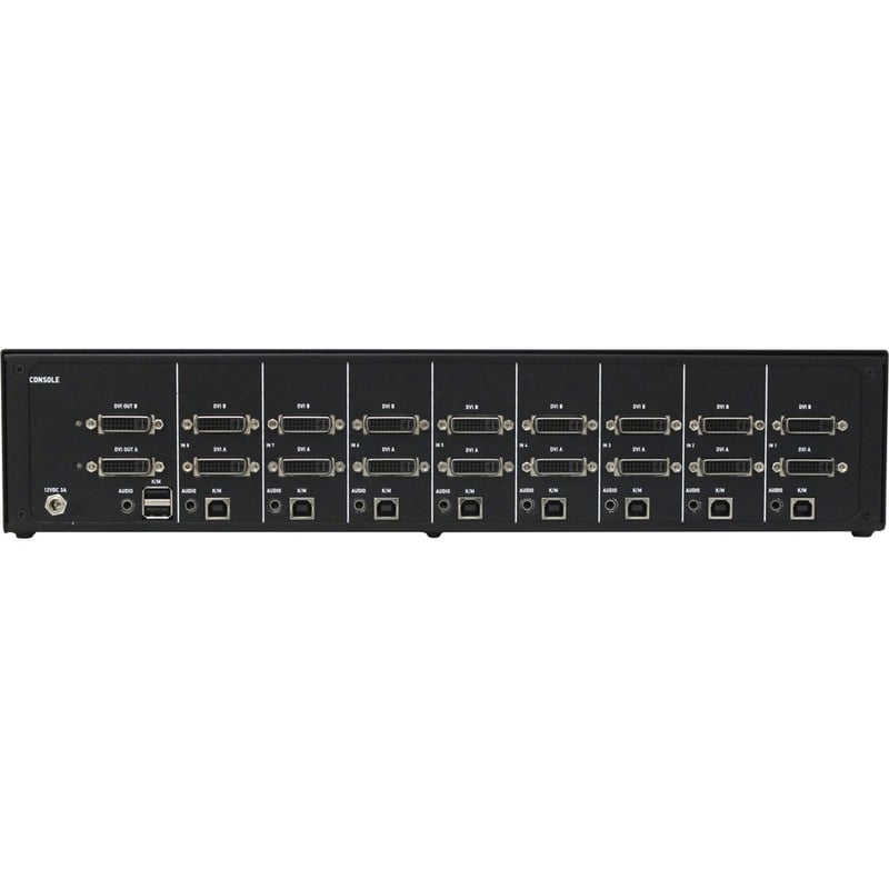 Black Box NIAP 3.0 Secure 8-Port Dual-Head DVI-I KVM Switch, CAC - Thumbnail 2