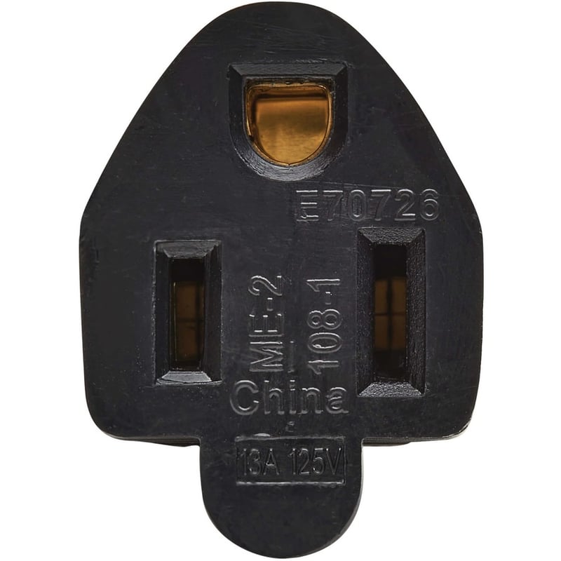 Eaton Tripp Lite Series Power Extension Cord, Right-Angle NEMA 5-15P to NEMA 5-15R - 13A, 120V, 16 AWG, 15 ft. (4.6 m), Black - Thumbnail 5