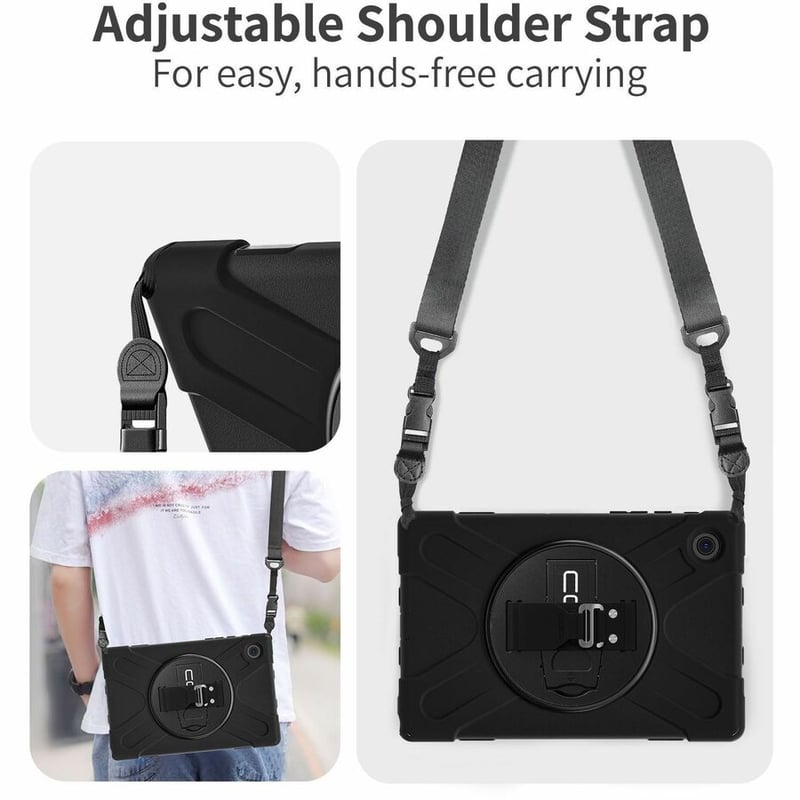 CODi Rugged Carrying Case for Samsung Galaxy Tab A8 Tablet - Thumbnail 5