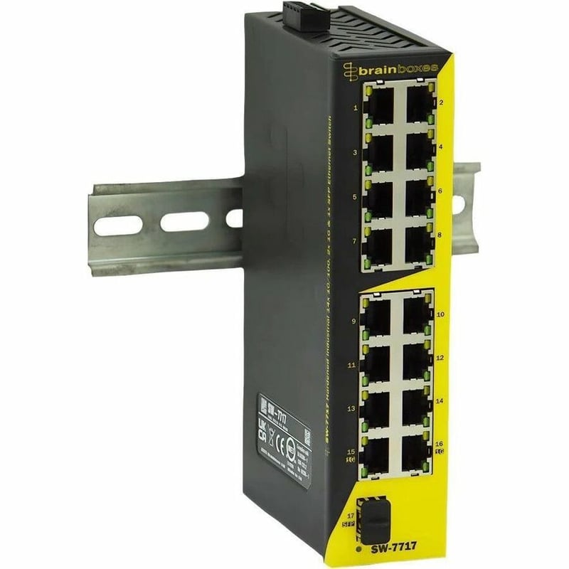 14X10/100 2X1G 1XSFP SWITCH HARDENED INDUSTRIAL ETHERNET SWITCH - Thumbnail 5