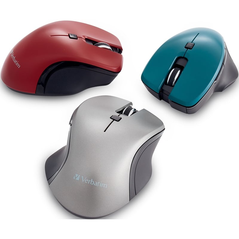 Verbatim USB-C Wireless Blue LED Mouse - Teal - Thumbnail 4