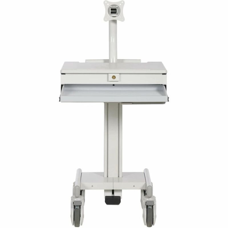 Eaton Tripp Lite Series Mobile Workstation with Monitor Arm, Casters, Locking Drawer, TAA