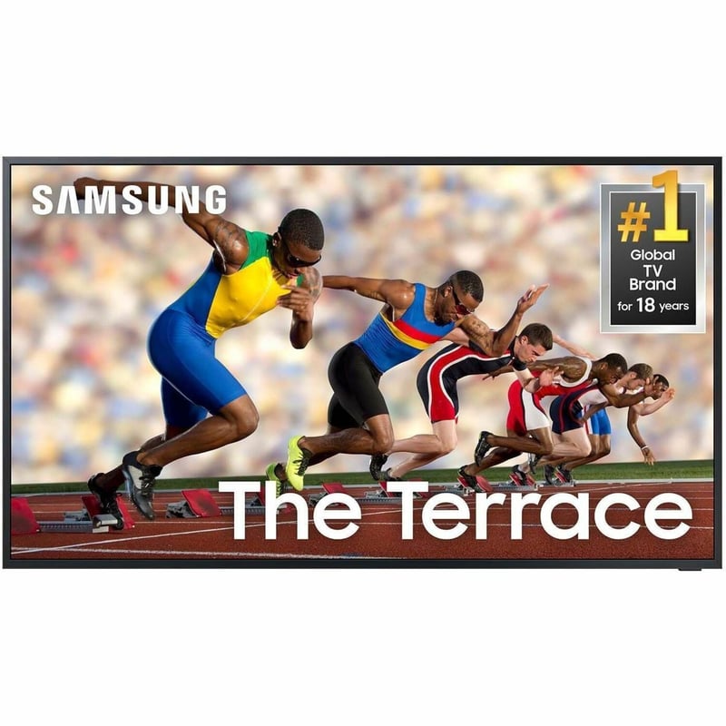 2024 75IN LST9D TERRACE 4K TV FULL SUN OUTDOOR QLED LIFESTYLE - Thumbnail 1