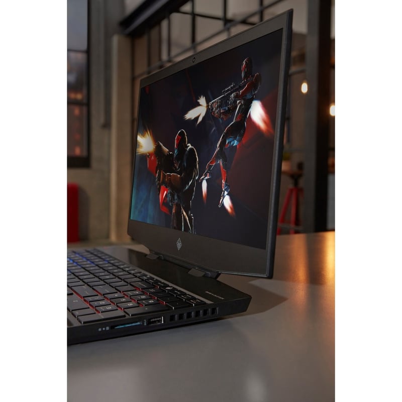 HP OMEN 15-dc1000 15-dc1050nr 15.6" Gaming Notebook - Intel Core i7 9th Gen i7-9750H - 16 GB - 512 GB SSD - Shadow Black - Thumbnail 5